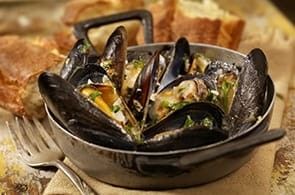 Cozze al roquefort (Moule au Roquefort)