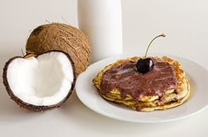 Crêpes con farina di cocco