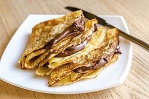 Crêpes con farina di avena