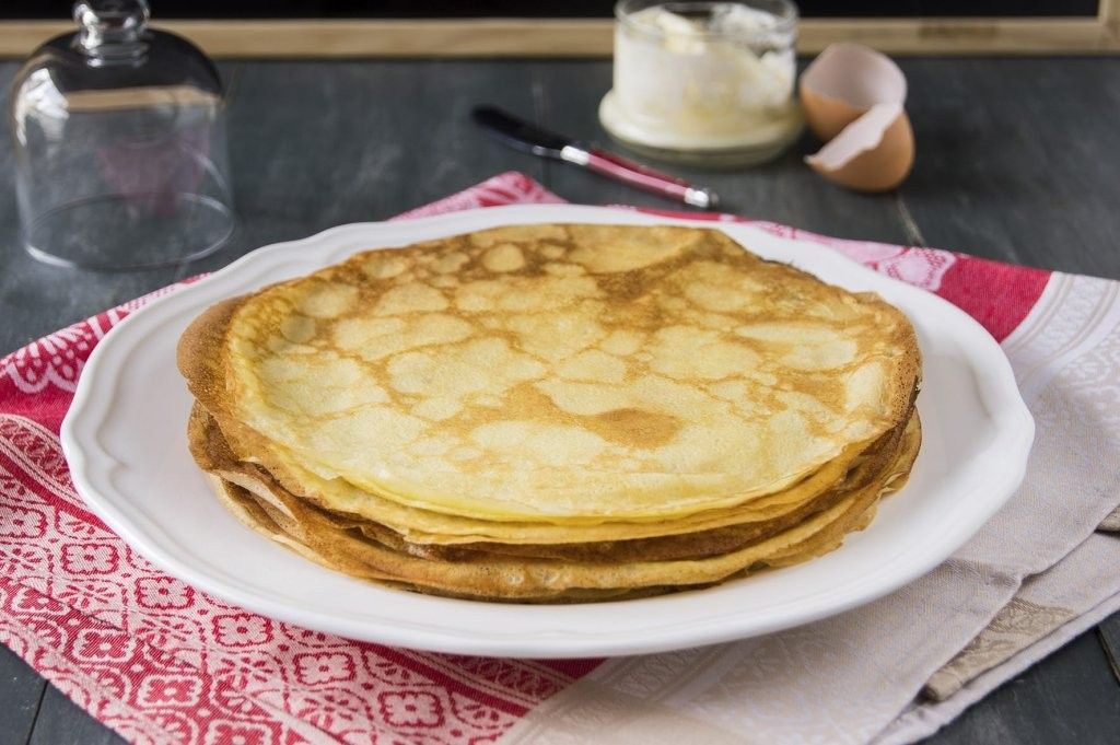 Crêpes senza latte