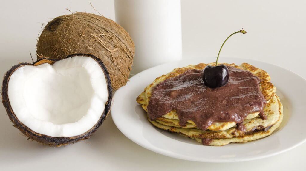 Crepes-con-farina-di-cocco