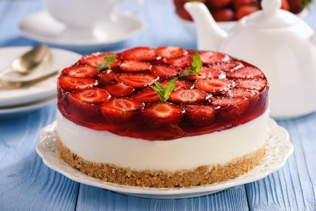 Cheesecake con formaggio di capra