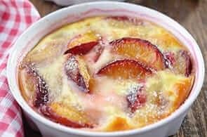 Clafoutis di prugne