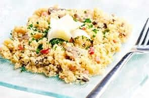 Cous cous e formaggio