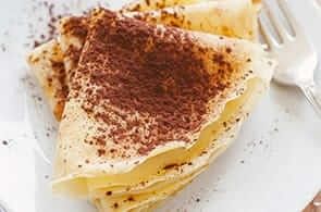 Crêpes alla crema pasticcera