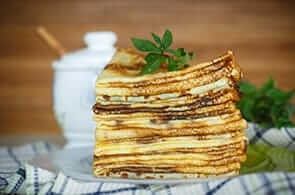 Crêpes con farina di miglio