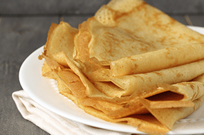 Crêpes con farina di riso
