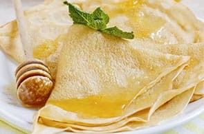 Crêpes con miele
