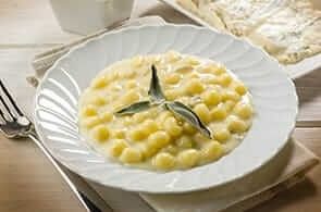 Gnocchi con Fonduta