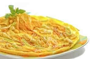 Omelette con Fiori di Zucca