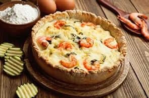 Quiche Zucchine e Gamberetti