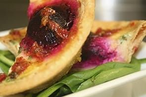 Quiche con Barbabietola