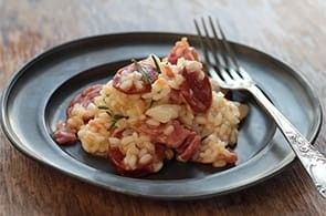 Risotto con Salsiccia e Emmental