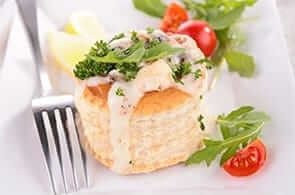 Vol-au-vent vegetariani