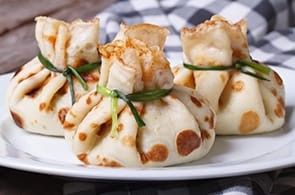 Crêpes ai Carciofi e Prosciutto Cotto