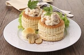 Vol-au-vent con fonduta