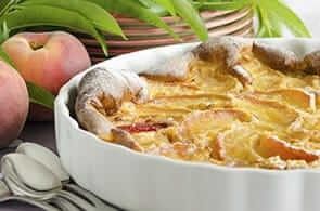 Clafoutis alle Pesche