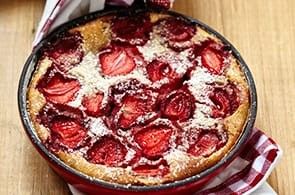 Clafoutis di fragole