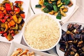 Cous Cous melanzane, zucchine e Brie