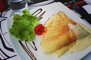 Crepes ai Carciofi e Formaggio