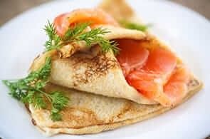 Crepes al Salmone