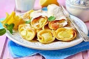 Crêpes alla vaniglia