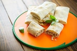 Crêpes broccoli salsiccia e brie