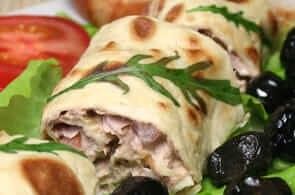 Crepes con Speck Brie ed Olive