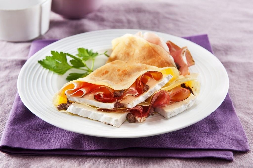 Crepes con brie