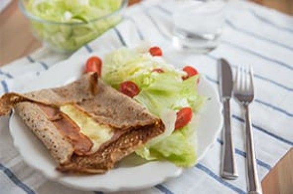 Crêpes con camembert