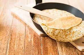 Crepes con farina di avena