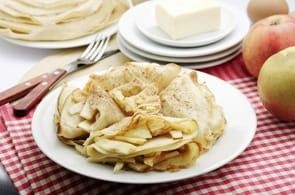 Crêpes con mele