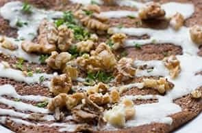 Crêpes gorgonzola e noci
