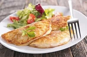 Crepes lorraine