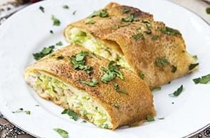Crêpes zucchine e taleggio