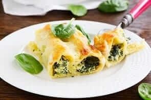 Crespelle ricotta e spinaci