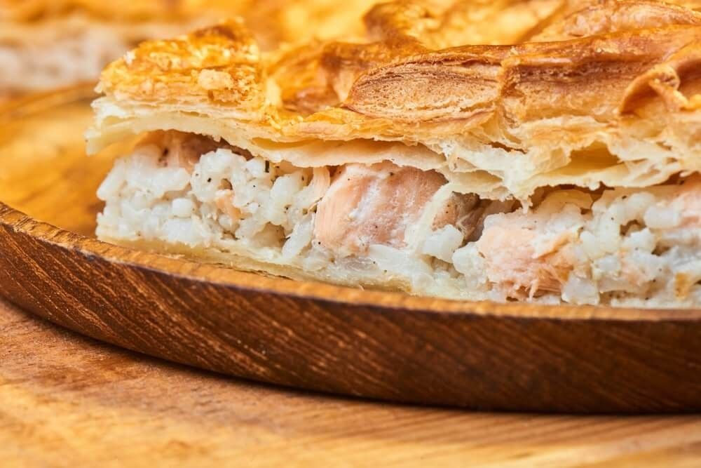 Crostata di riso salata