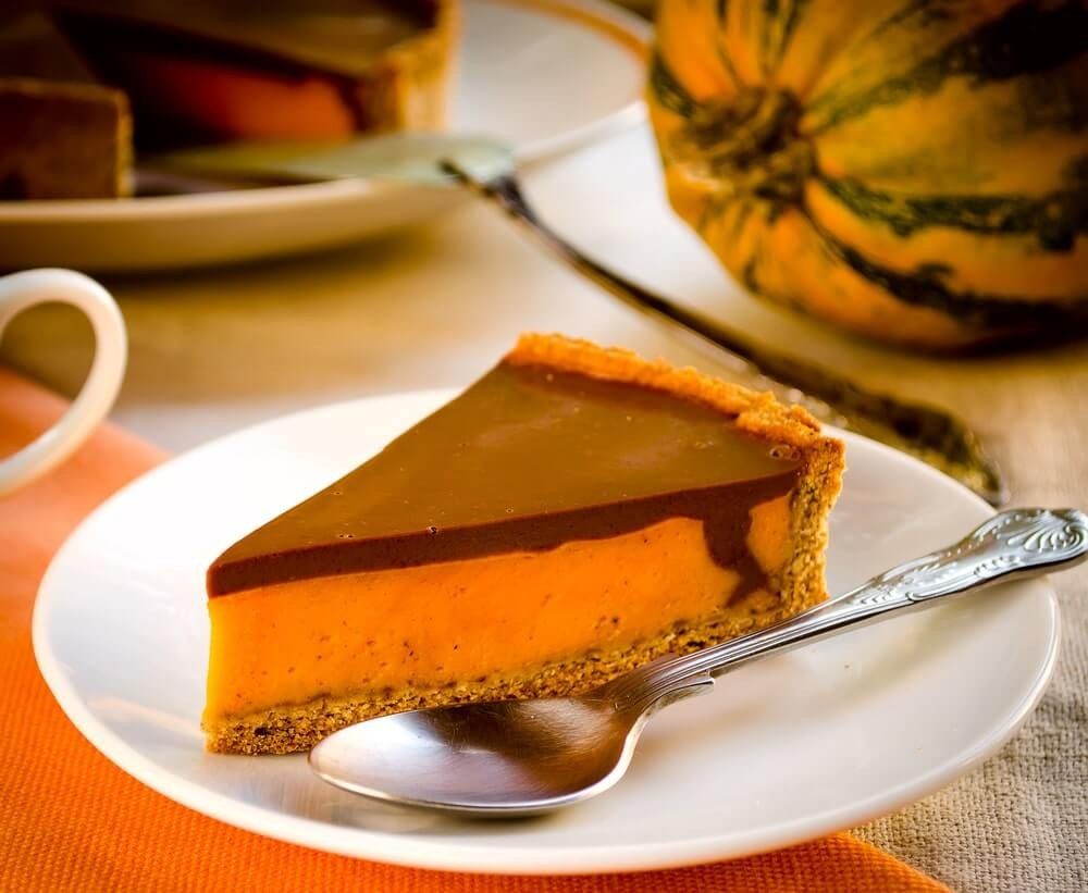 Crostata di zucca e cioccolato
