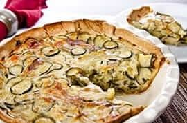 Crostata di zucchine e patate