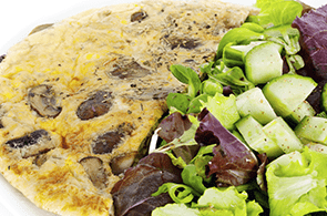 Frittata radicchio e camembert