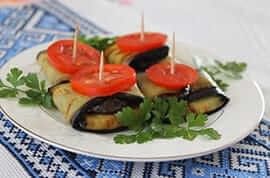 Involtini di melanzane con formaggio