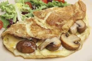 Omelette Funghi e Brie