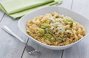 Pasta porri e brie