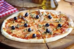 Pizza senza lievito