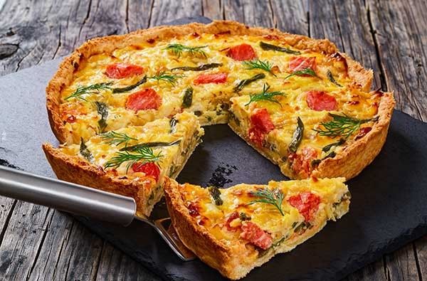 Quiche con Emmental