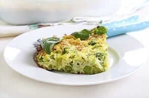 Quiche con Piselli
