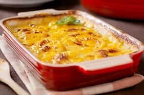 Sformato con camembert e noci