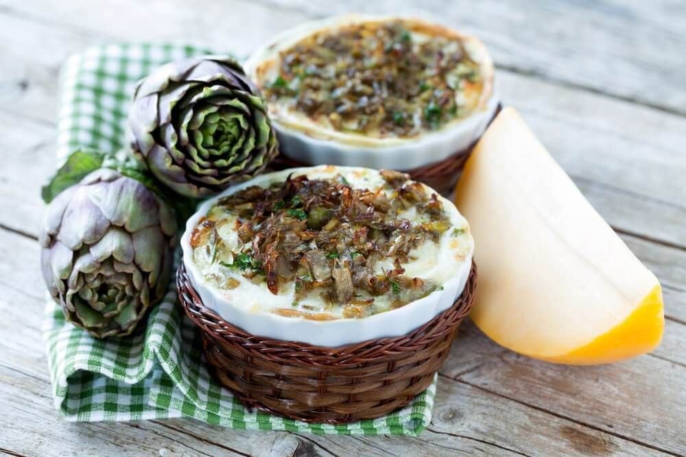 Soufflè ai carciofi