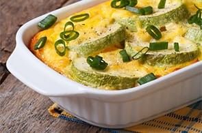 Souffle di zucchine e brie