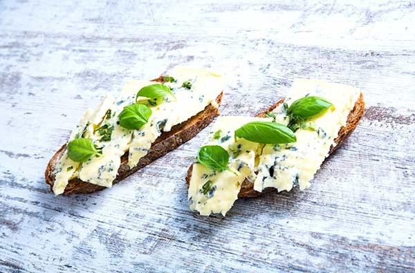 Toast con Roquefort